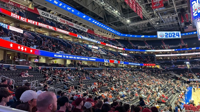 Capital One Arena has poor attendance for ACC Tournament. (Credit: OutKick tipster)